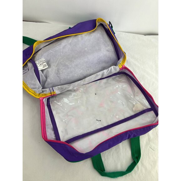 Looney Tunes Vintage Kids Duffel Bag 1995 Bugs Bunny Daffy Duck Sylvester - Picture 10 of 10